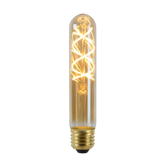 Lucide T32 - Filament bulb - Ø 3 cm - LED Dim. - E27 - 1x4,9W 2200K - Amber
