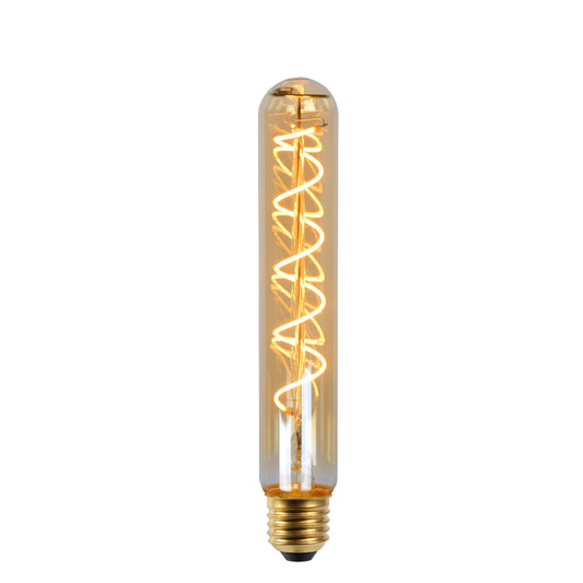Lucide T32 - Filament bulb - Ø 3,2 cm - LED Dim - E27 - 1x4,9W 2200K - Amber