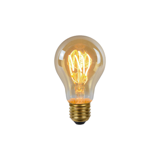Lucide A60 - Filament bulb - Ø 6 cm - LED Dim. - E27 - 1x4,9W 2200K - Amber
