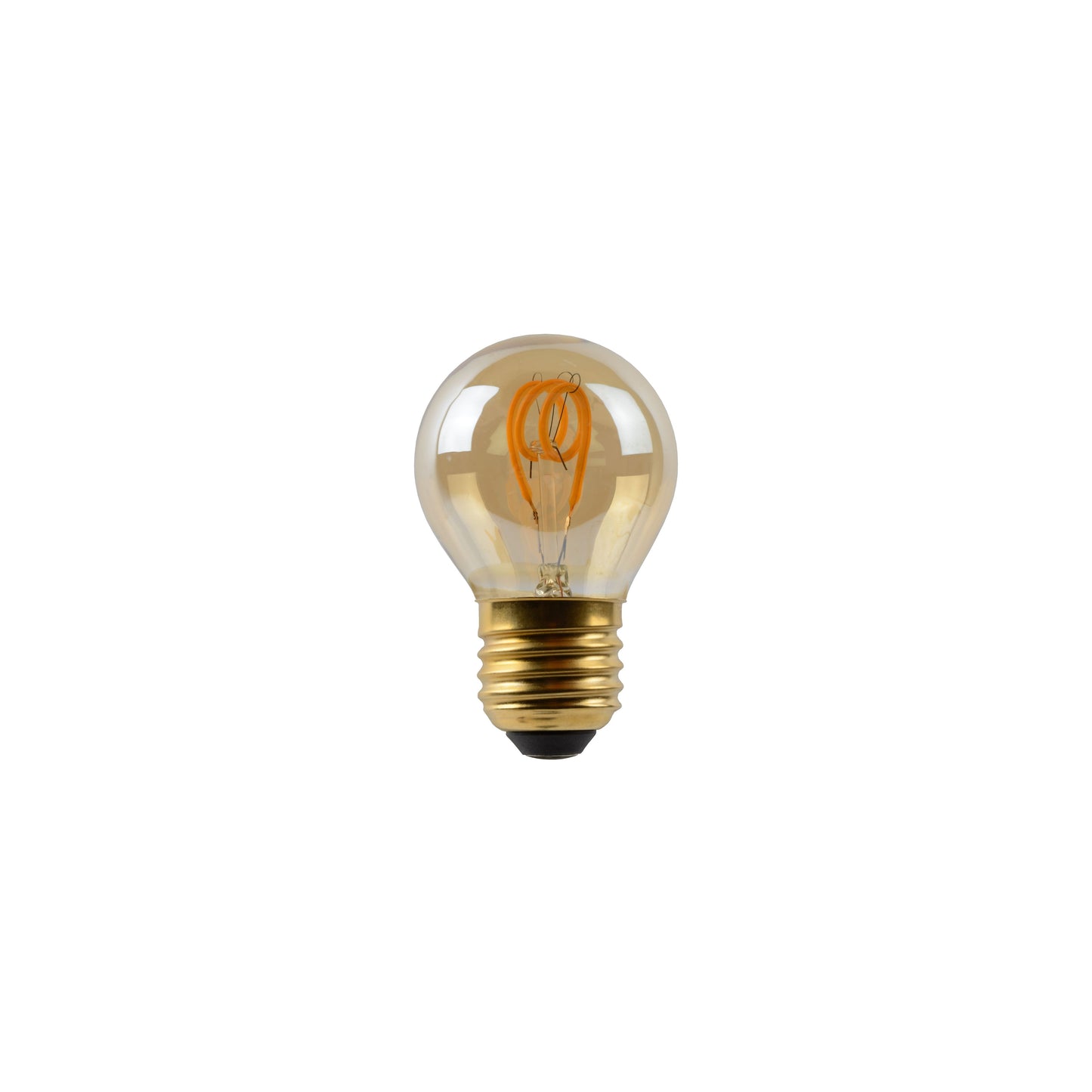 Lucide G45 - Filament bulb - Ø 4,5 cm - LED Dim. - E27 - 1x3W 2200K - Amber