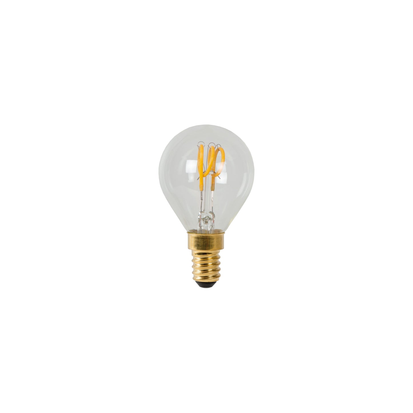 Lucide P45 - Filament bulb - Ø 4,5 cm - LED Dim. - E14 - 1x3W 2700K - Transparant