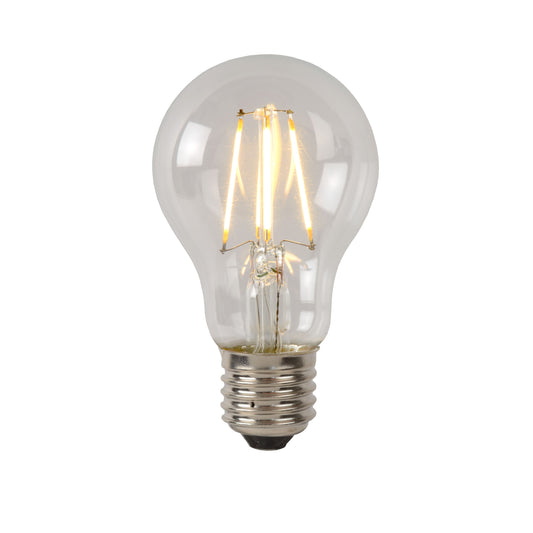 Lucide A60 Class B - Filament bulb - Ø 6,4 cm - LED Dim. - E27 - 1x7W 2700K - Transparant