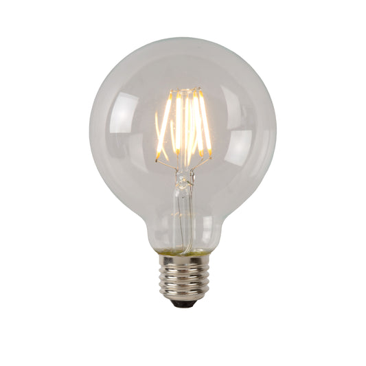 Lucide G80 Class B - Filament bulb - Ø 8 cm - LED Dim. - E27 - 1x7W 2700K - Transparant