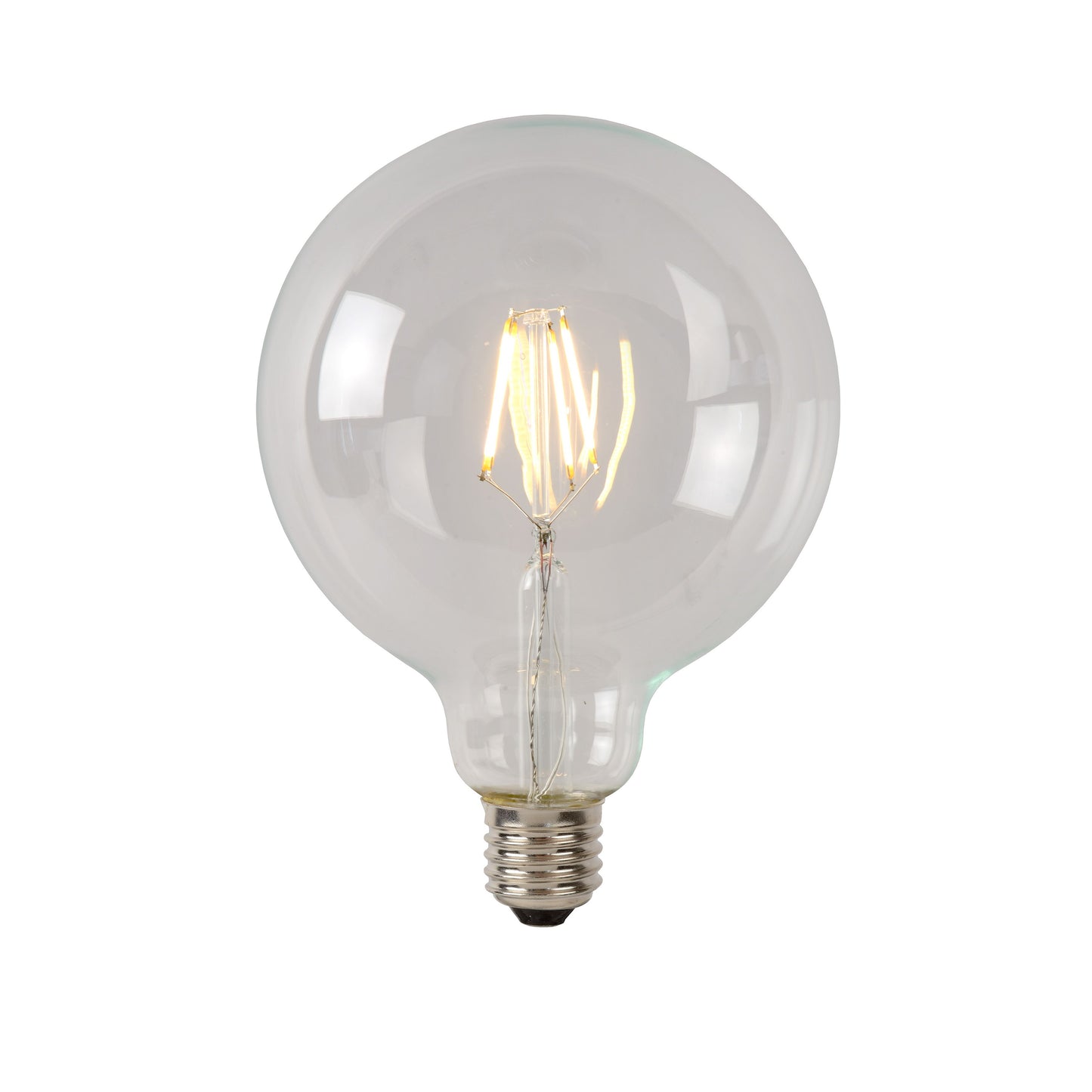 Lucide G125 Class B - Filament bulb - Ø 12,5 cm - LED Dim. - E27 - 1x7W 2700K - Transparant