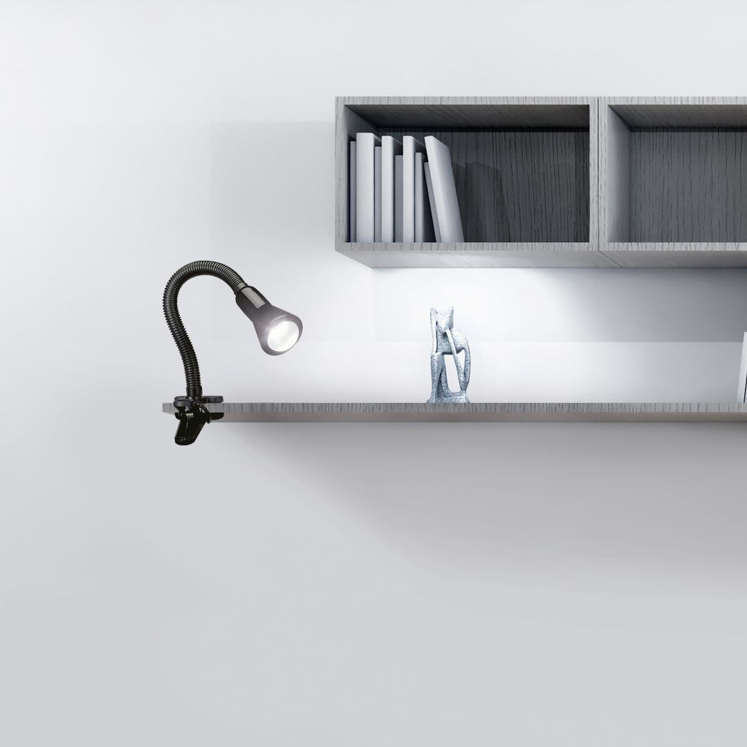 Flexo  - Clamping lamp - Black - Trio