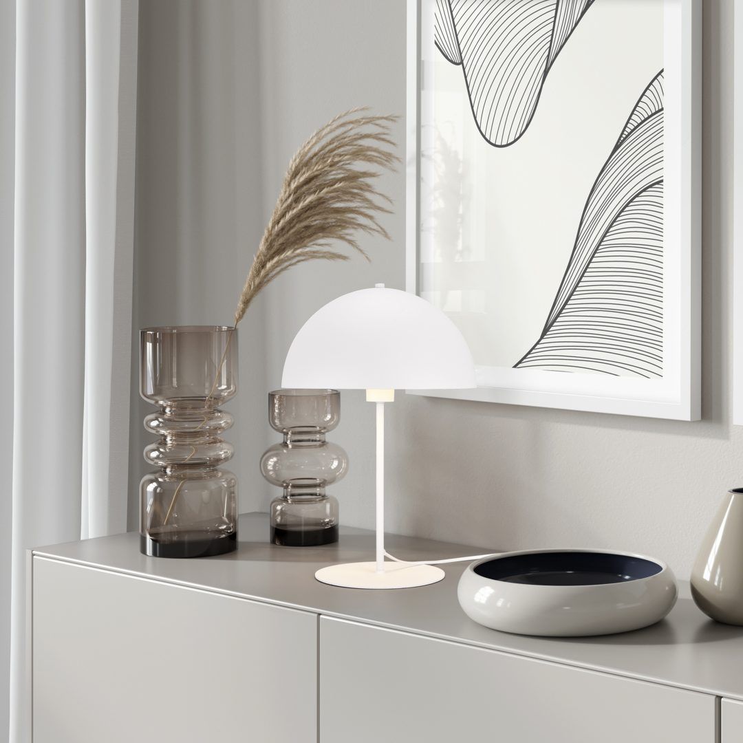 Nola  - Table lamp - White - Trio