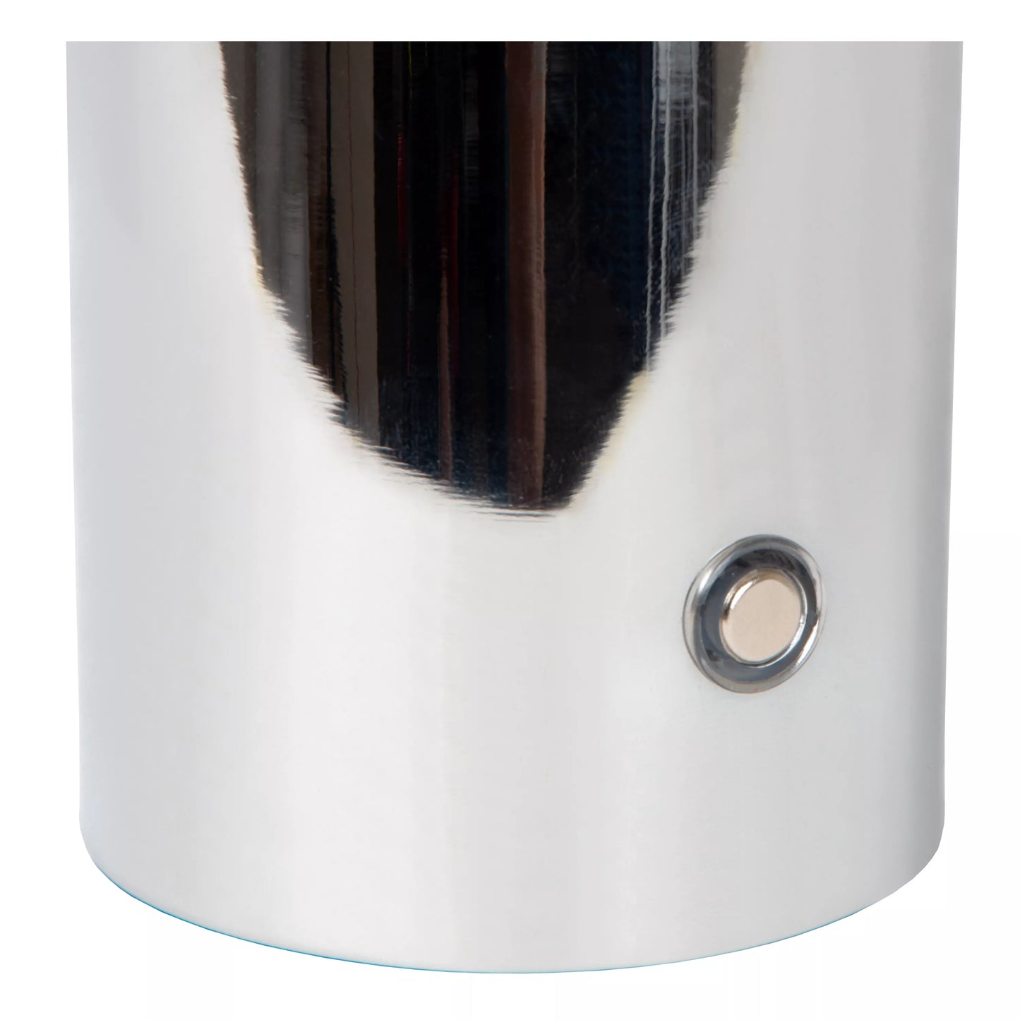Lucide VIVO - Rechargeable Table lamp - Battery pack - Ø 8 cm - LED Dim. - E27 - 1x1W 2700K - Chrome