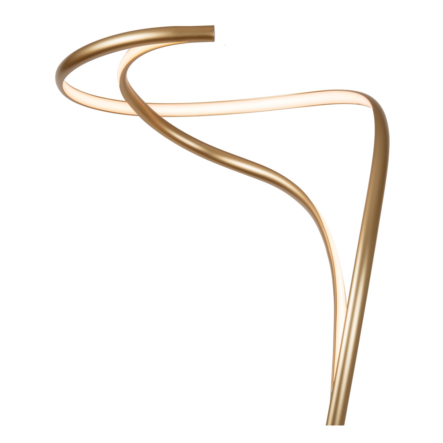 Lucide SARDANA - Floor lamp - Ø 43,5 cm - LED Dim. - Matt Gold / Brass