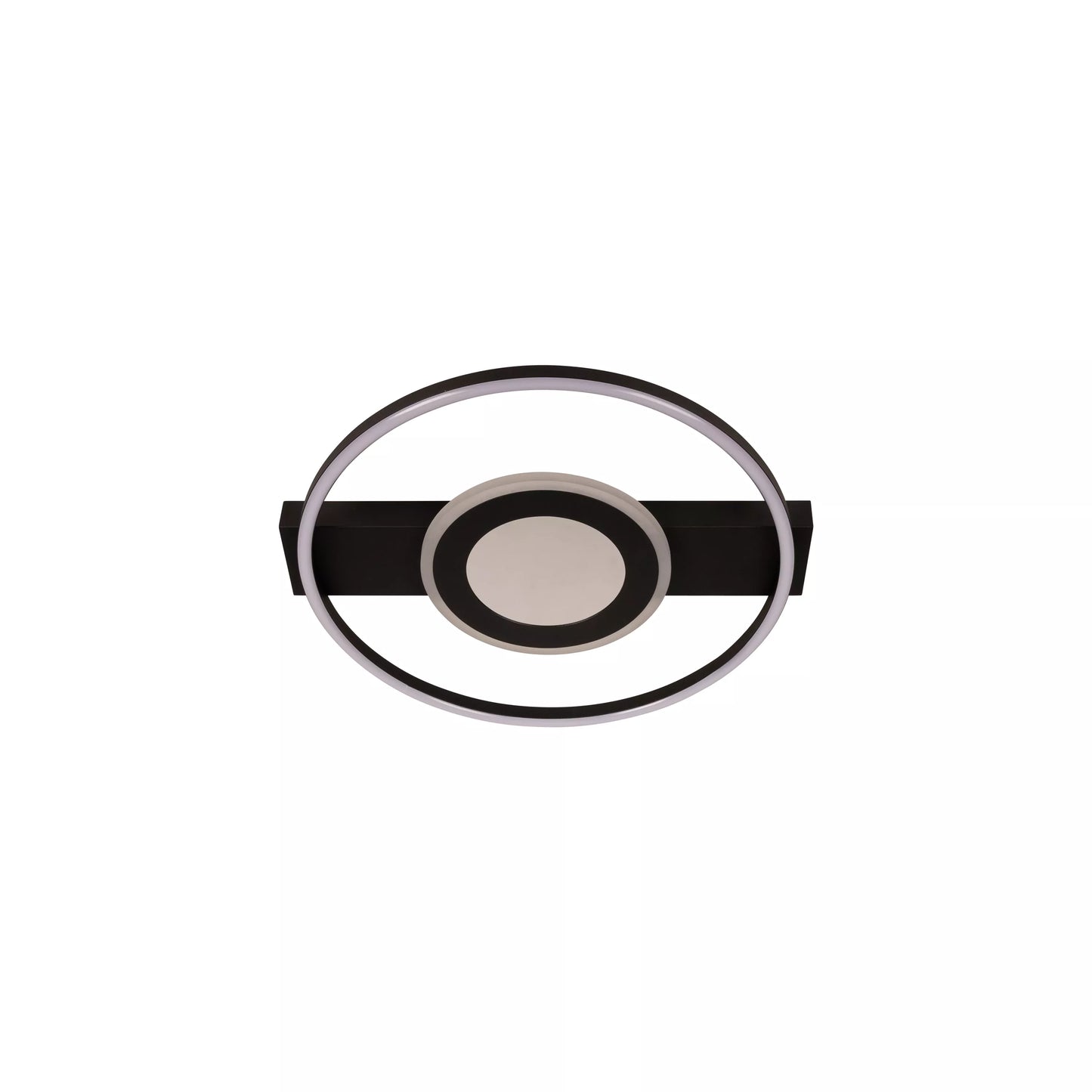 Lucide MARCIA - Flush ceiling light- LED 3 StepDim - 1x32W 2700K - Black | Essential