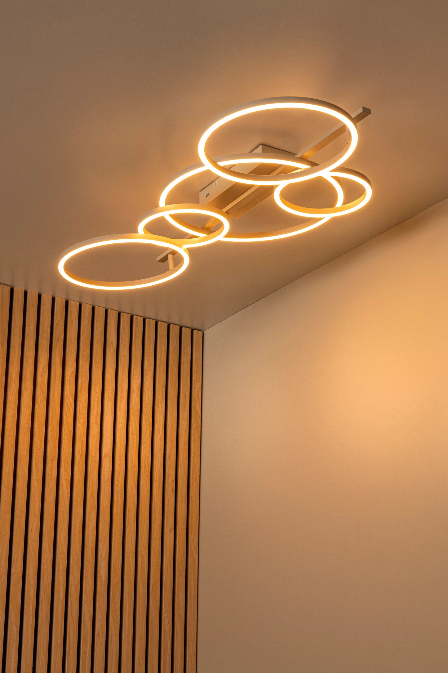 Lucide NICOLA - Flush ceiling light - LED - CCT - 1x37W 2700K/4000K - Taupe | Essential