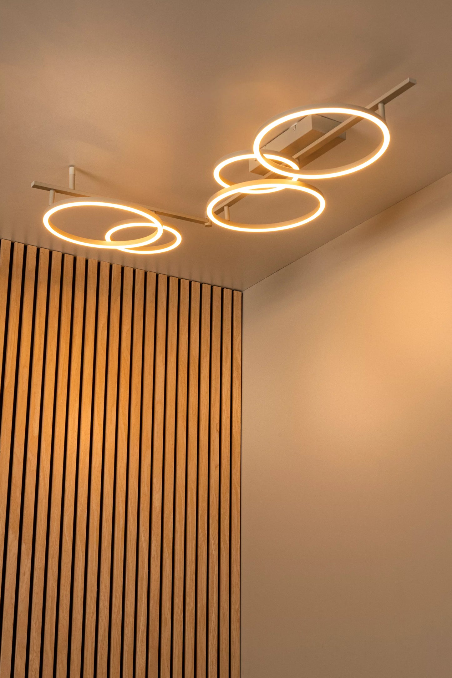 Lucide NICOLA - Flush ceiling light - LED - CCT - 1x37W 2700K/4000K - Taupe | Essential