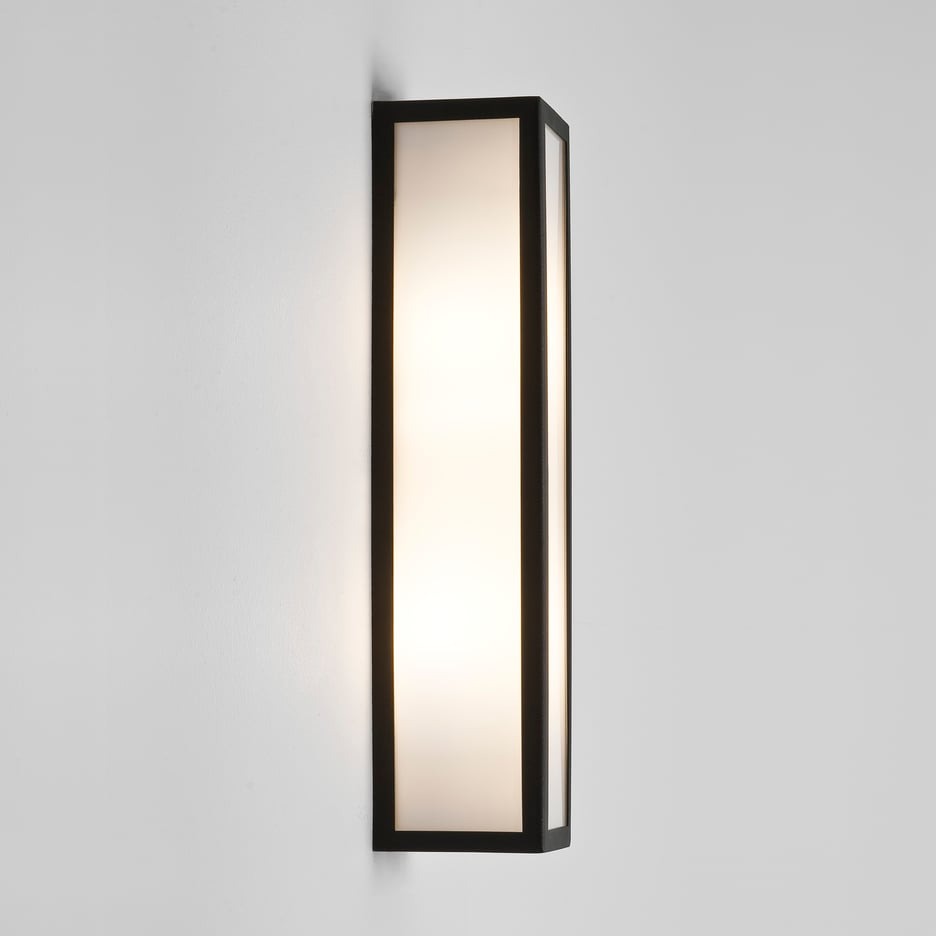 Astro Salerno Wall Light - 350mm - Black or Natural Brass