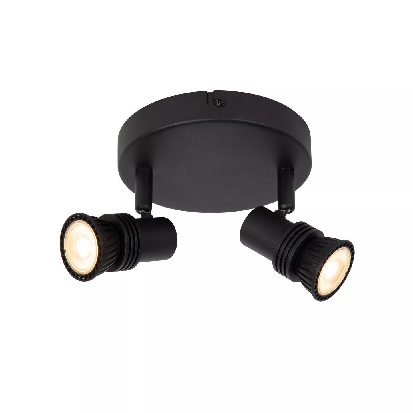 Lucide KIANTI - Ceiling spotlight - Ø 15 cm - 2xGU10 - Black