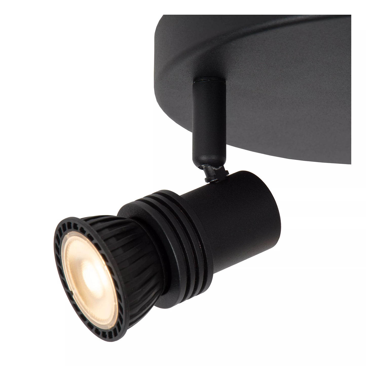 Lucide KIANTI - Ceiling spotlight - Ø 15 cm - 2xGU10 - Black