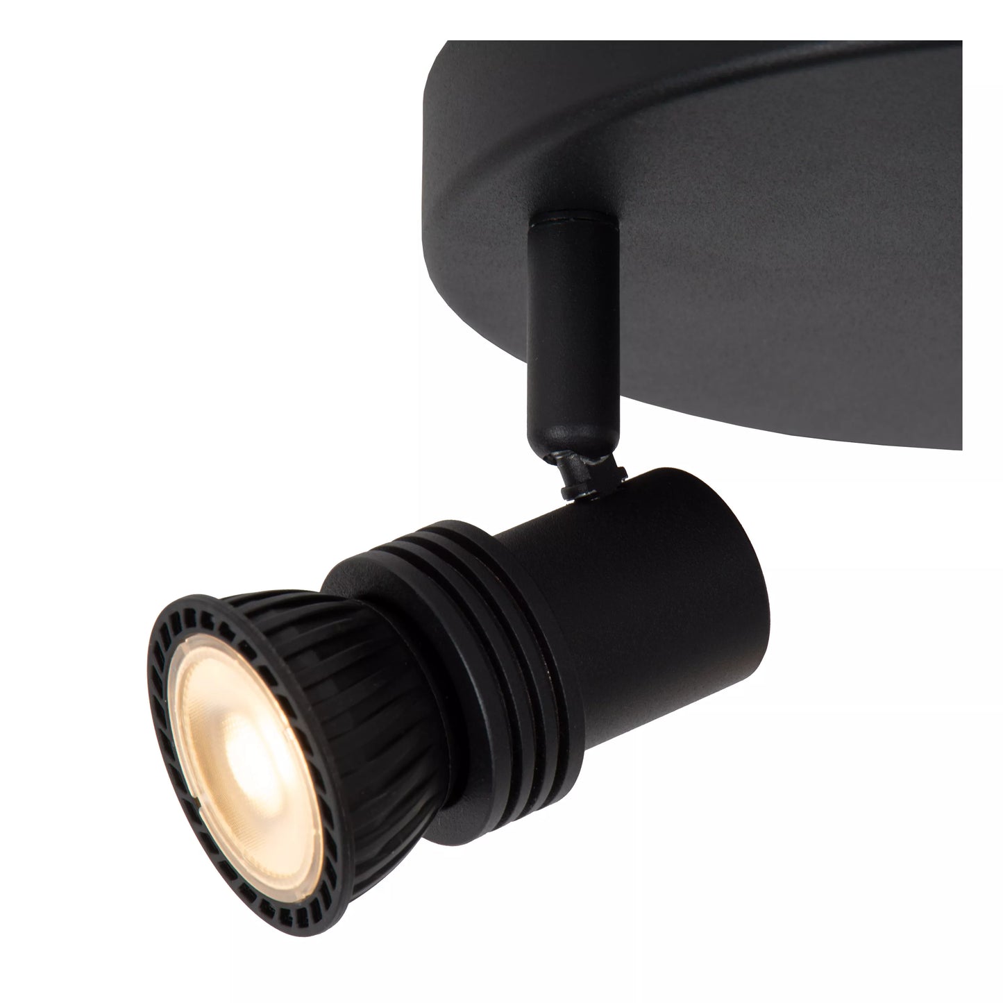 Lucide KIANTI - Ceiling spotlight - Ø 21 cm - 3xGU10 - Black