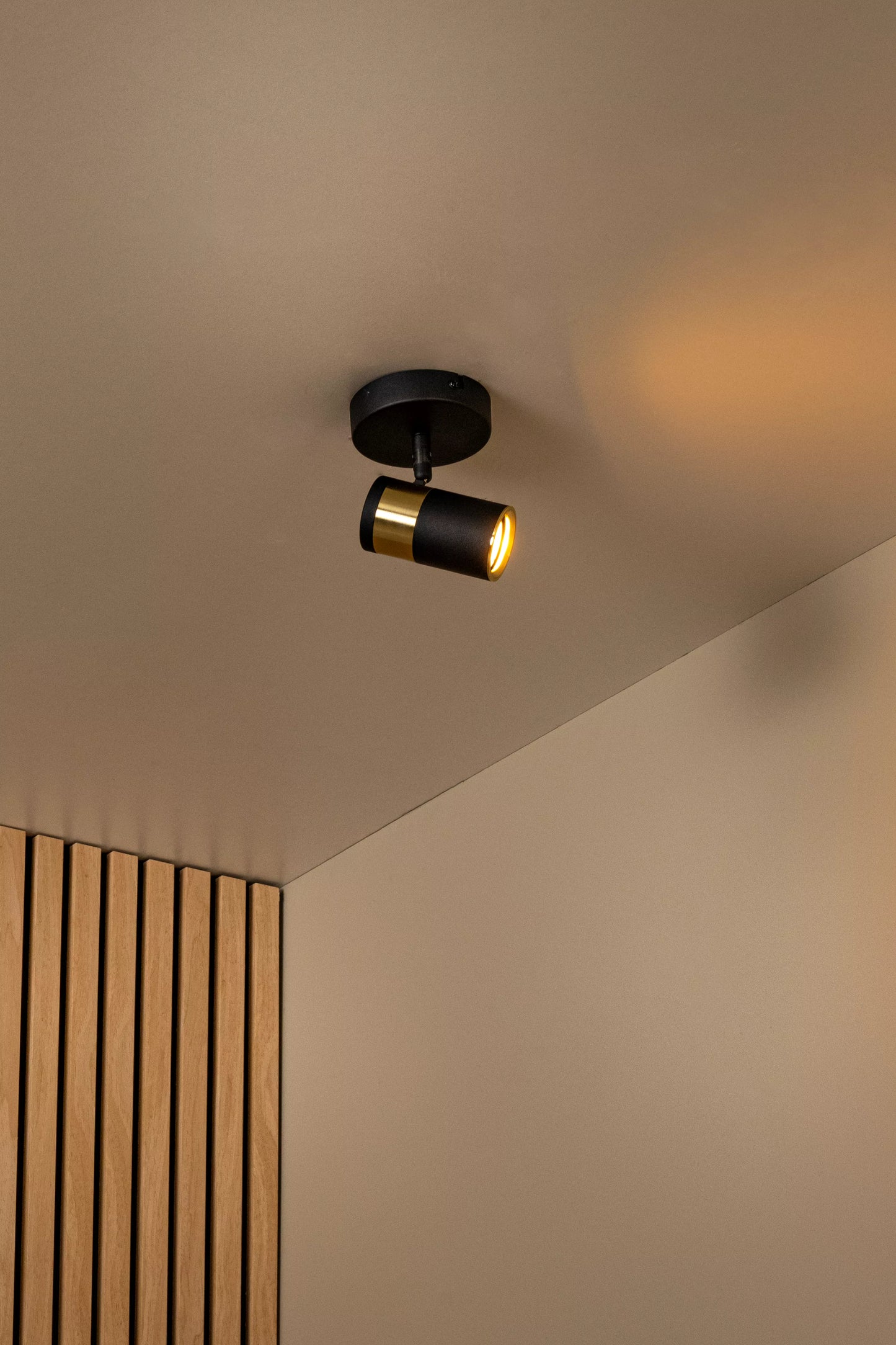 Lucide GORIK - Ceiling spotlight - 1xGU10 - Black
