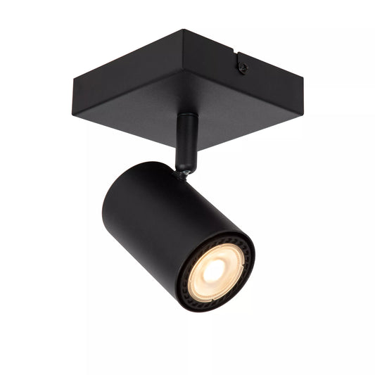 Lucide AMIGO - Ceiling spotlight - 1xGU10 - Black