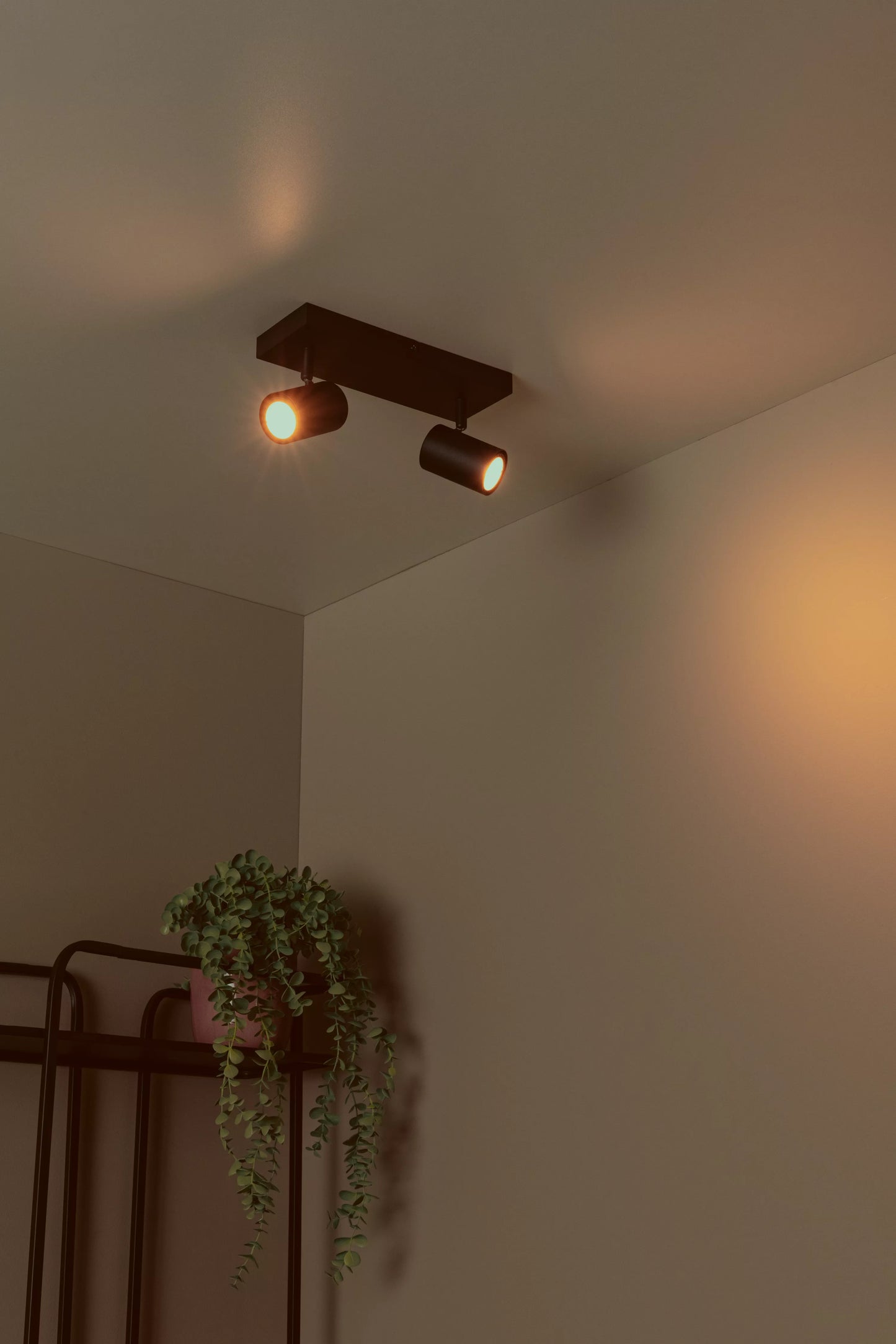 Lucide AMIGO - Ceiling spotlight - 2xGU10 - Black