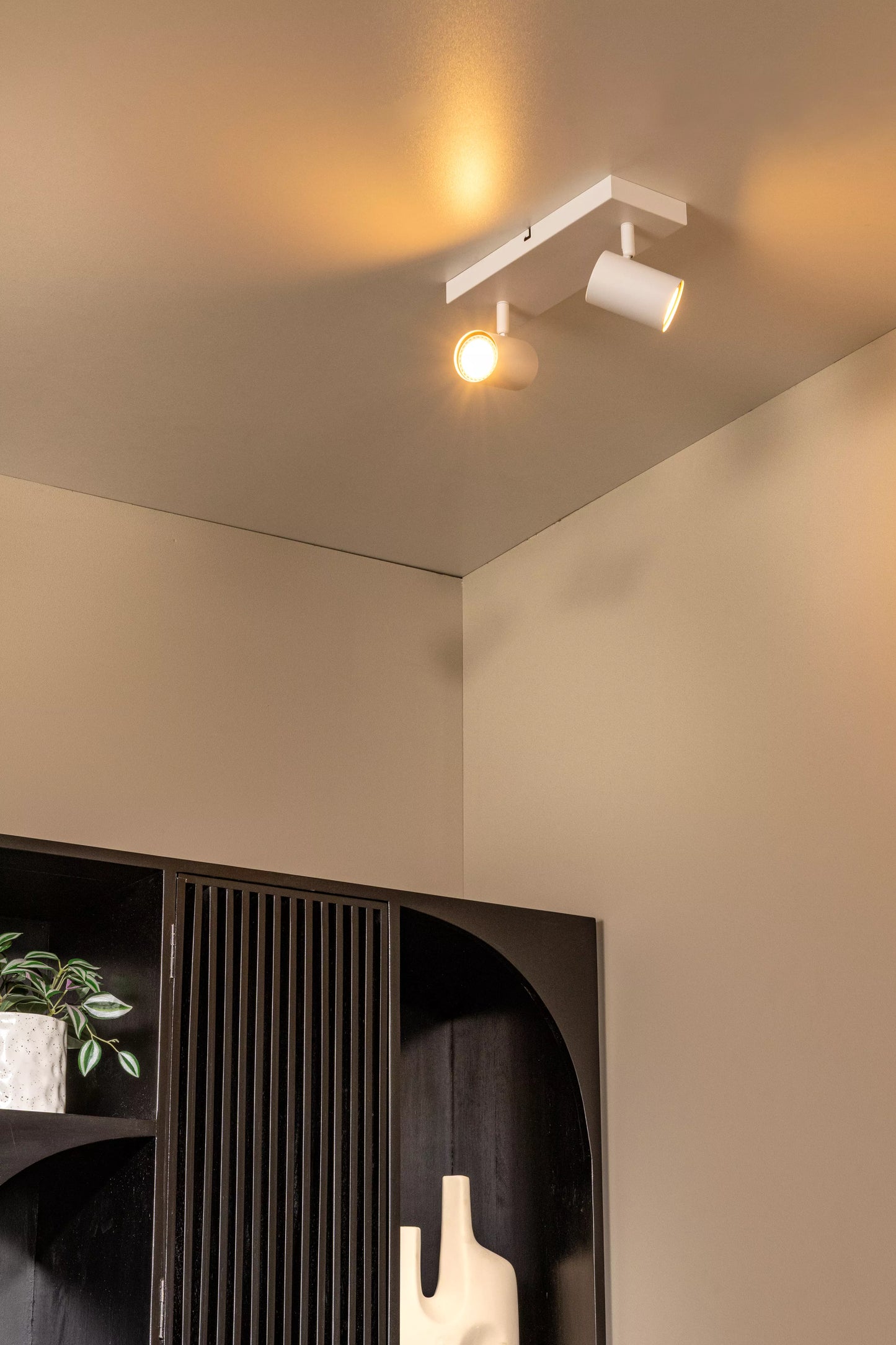 Lucide AMIGO - Ceiling spotlight - 2xGU10 - White