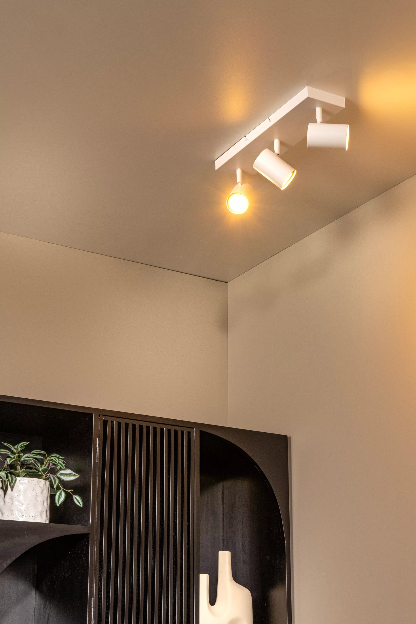 Lucide AMIGO - Ceiling spotlight - 3xGU10 - White
