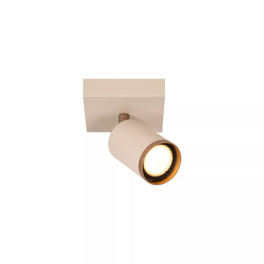 Lucide REGINA - Ceiling spotlight - 1xGU10 - Taupe | Essential