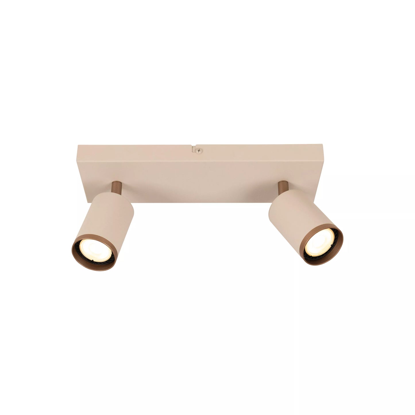 Lucide REGINA - Ceiling spotlight - 2xGU10 - Taupe | Essential