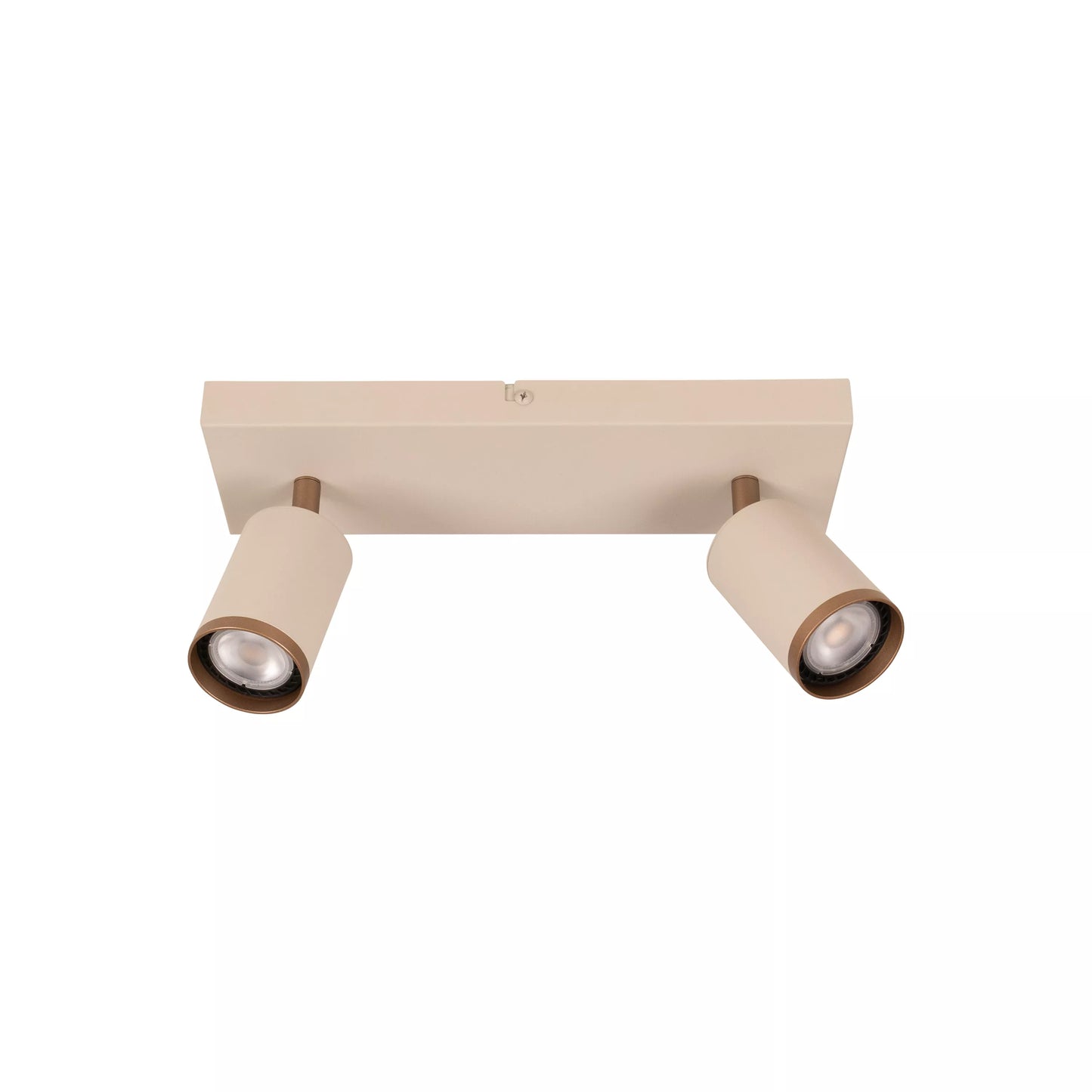 Lucide REGINA - Ceiling spotlight - 2xGU10 - Taupe | Essential