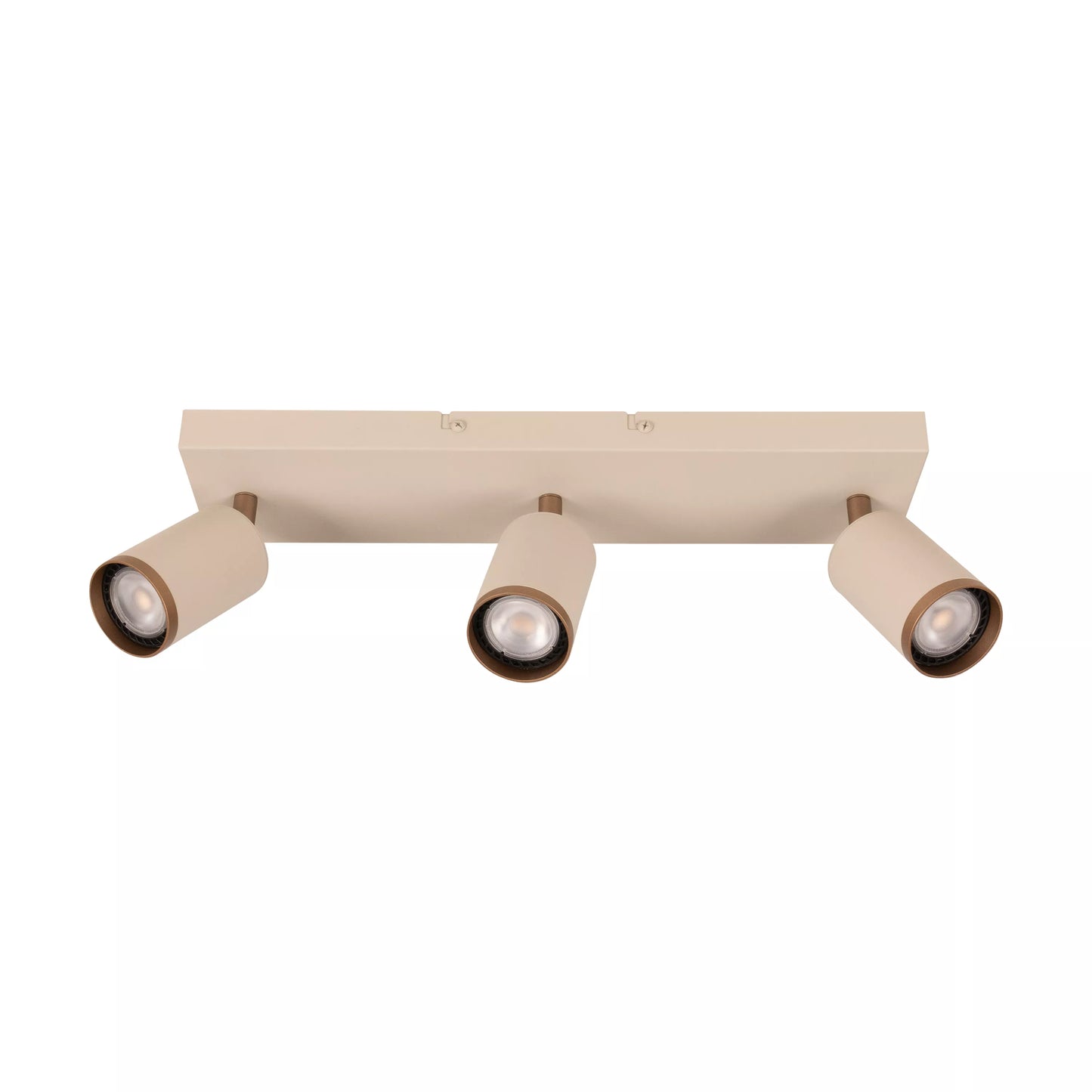 Lucide REGINA - Ceiling spotlight - 3xGU10 - Taupe | Essential