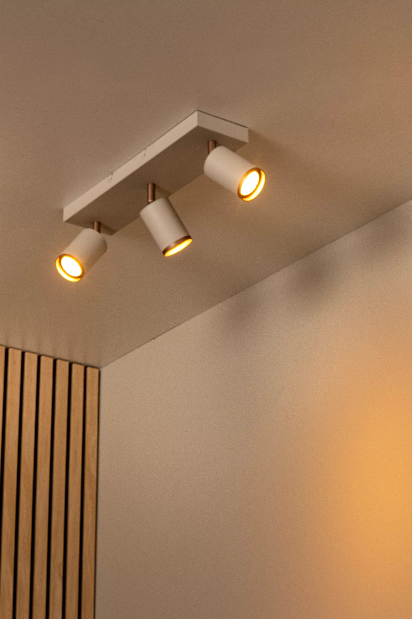 Lucide REGINA - Ceiling spotlight - 3xGU10 - Taupe | Essential