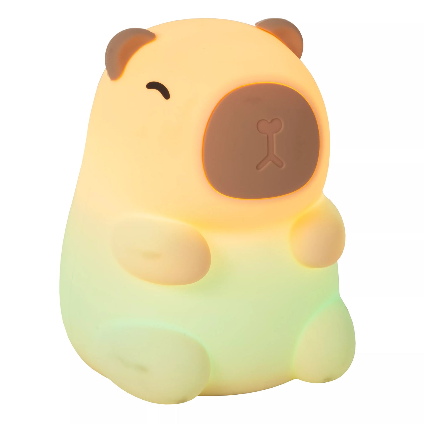 Lucide PINCHA CAPYBARA - Rechargeable Table lamp Children - Battery pack- LED 3 StepDim - 1x0,5W 2100K - Cream | Essential