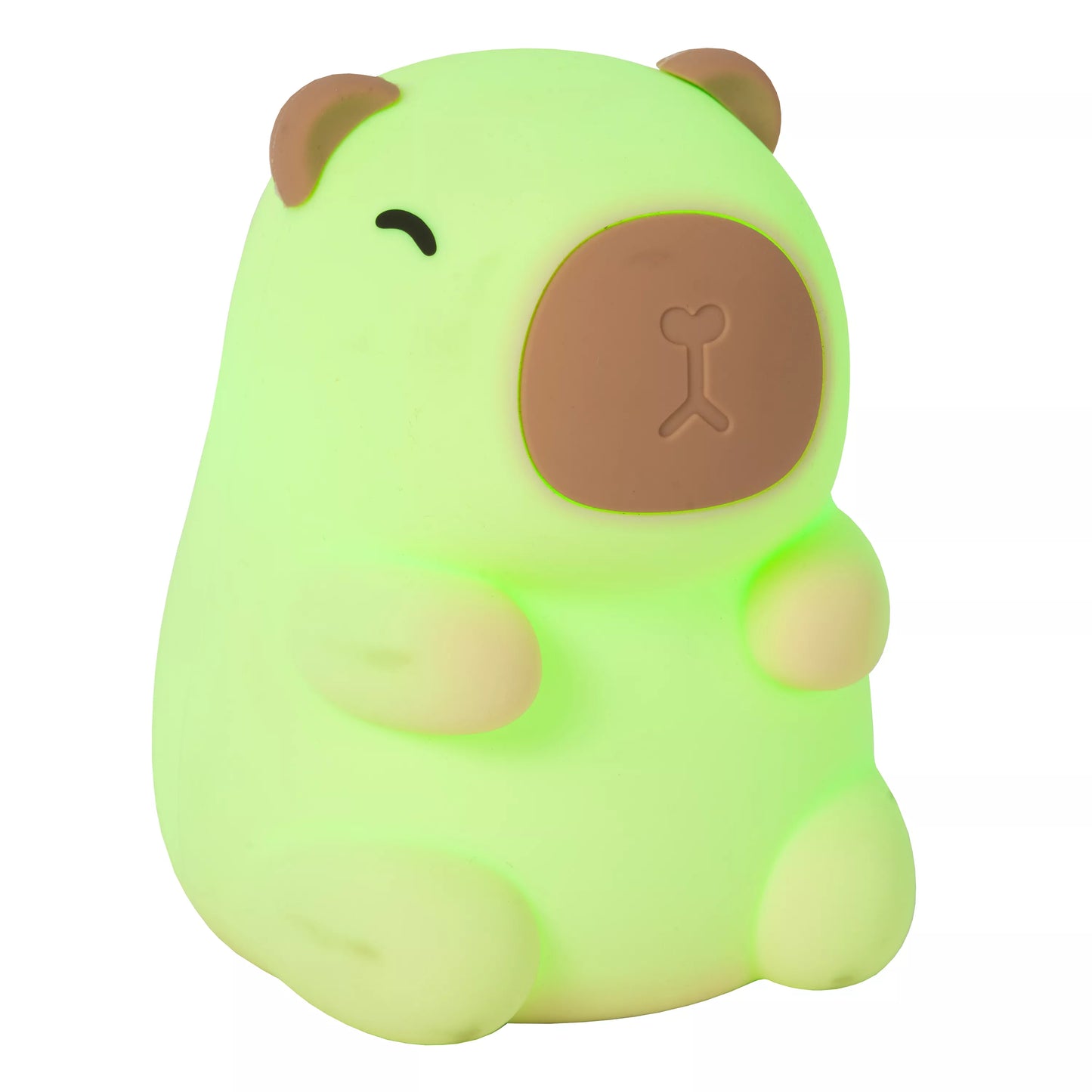 Lucide PINCHA CAPYBARA - Rechargeable Table lamp Children - Battery pack- LED 3 StepDim - 1x0,5W 2100K - Cream | Essential