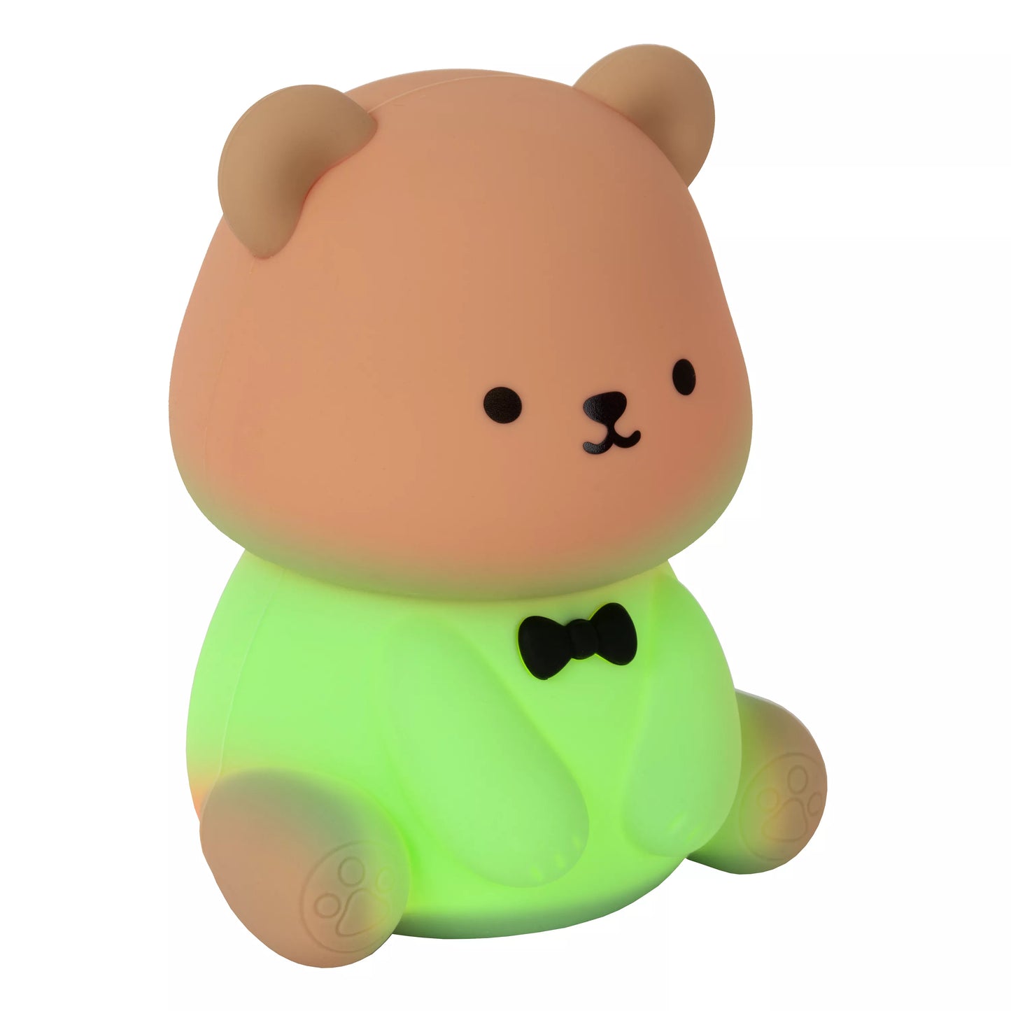 Lucide PINCHA BEAR - Rechargeable Table lamp Children - Battery pack- LED 3 StepDim - 1x0,5W 2100K - Rgb - Brown | Essential