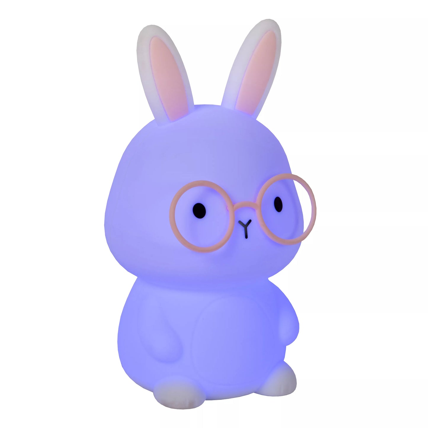 Lucide PINCHA RABBIT - Rechargeable Table lamp Children - Battery pack- LED 3 StepDim - Rgb - White | Essential