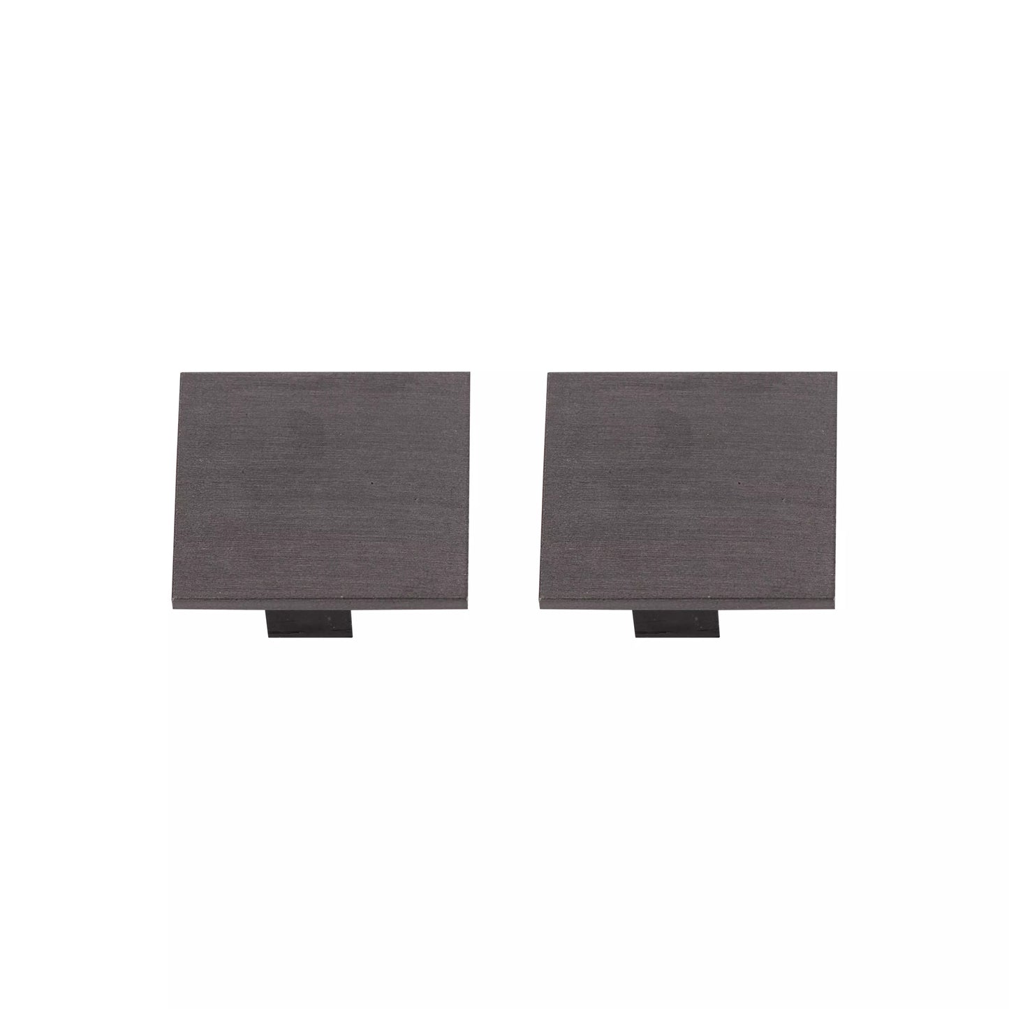 Lucide Premium LINIAL End cap - 1-Circuit lighting system - Smart - 48V Track - Set of 2 - Satin Gun Metal