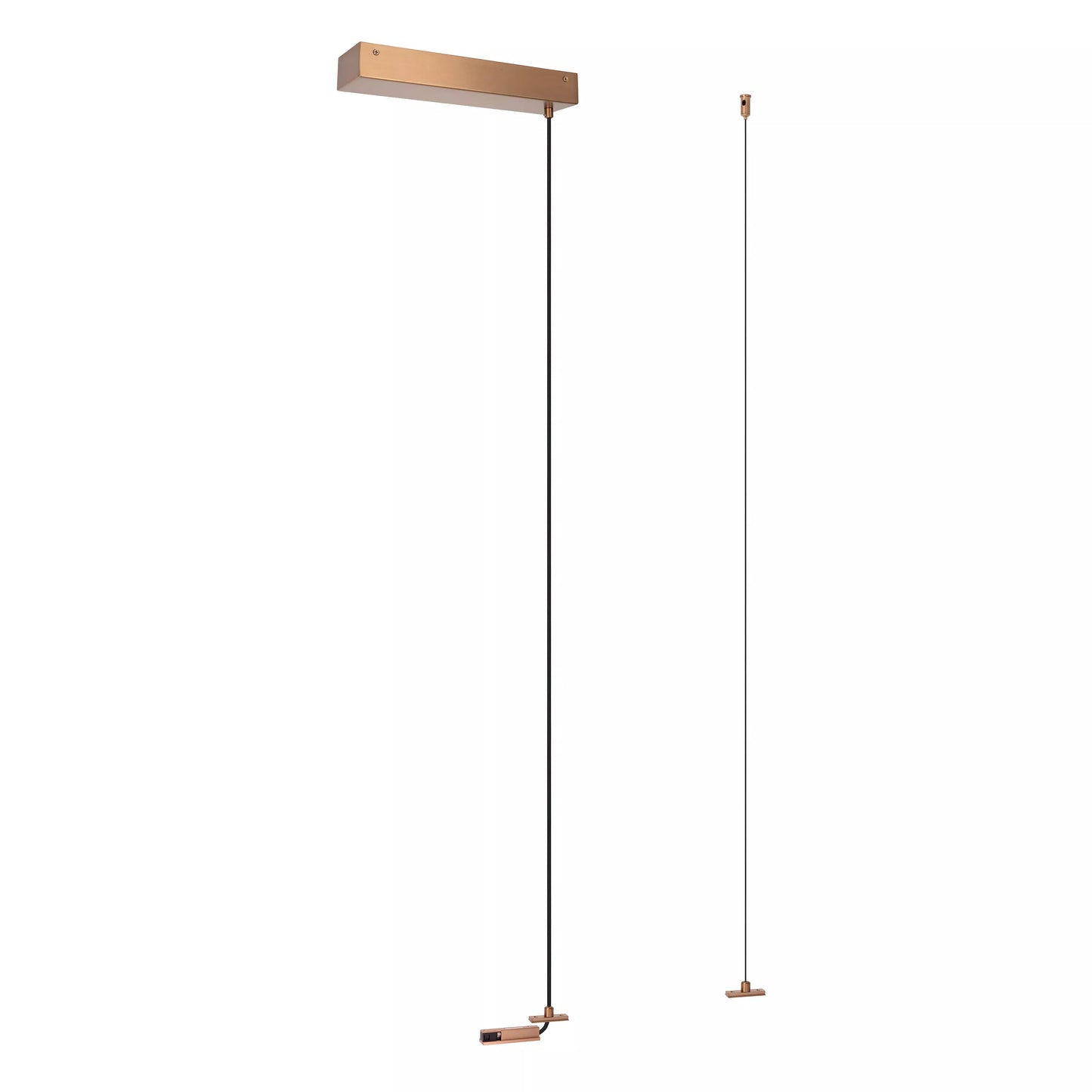 Lucide Premium LINIAL Suspension with mounting base - 1-Circuit lighting system - Smart - 48V Track - Champagne