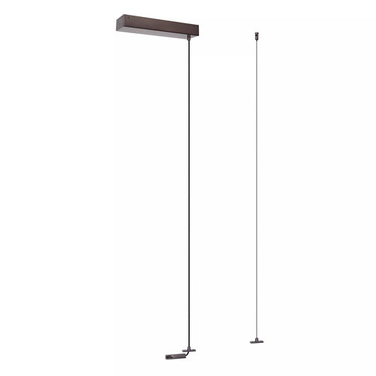 Lucide Premium LINIAL Suspension with mounting base - 1-Circuit lighting system - Smart - 48V Track - Satin Gun Metal
