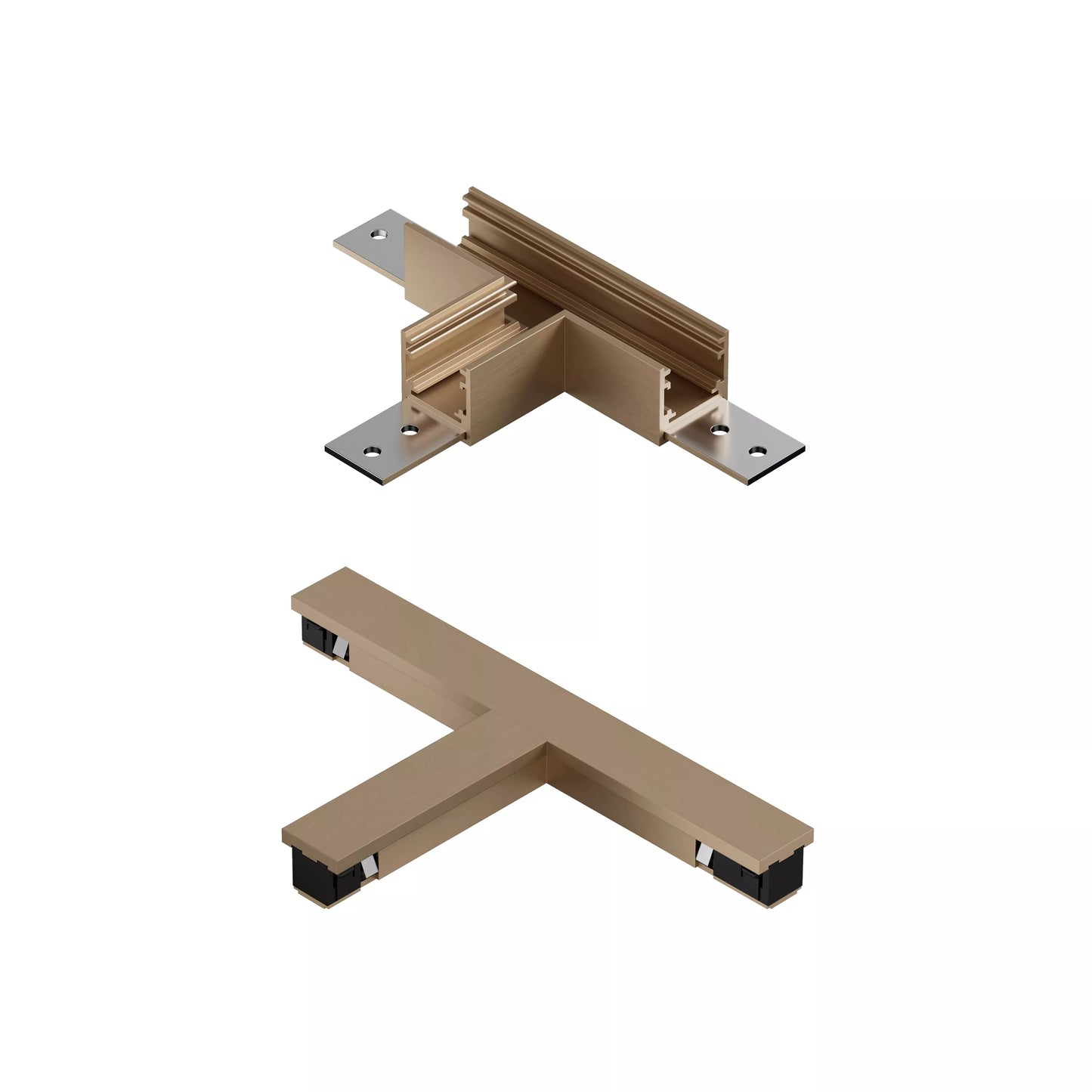 Lucide Premium LINIAL T-connector - 1-Circuit lighting system - Smart - 48V Track - Champagne