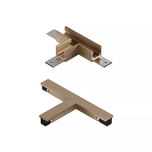 Lucide Premium LINIAL T-connector - 1-Circuit lighting system - Smart - 48V Track - Champagne
