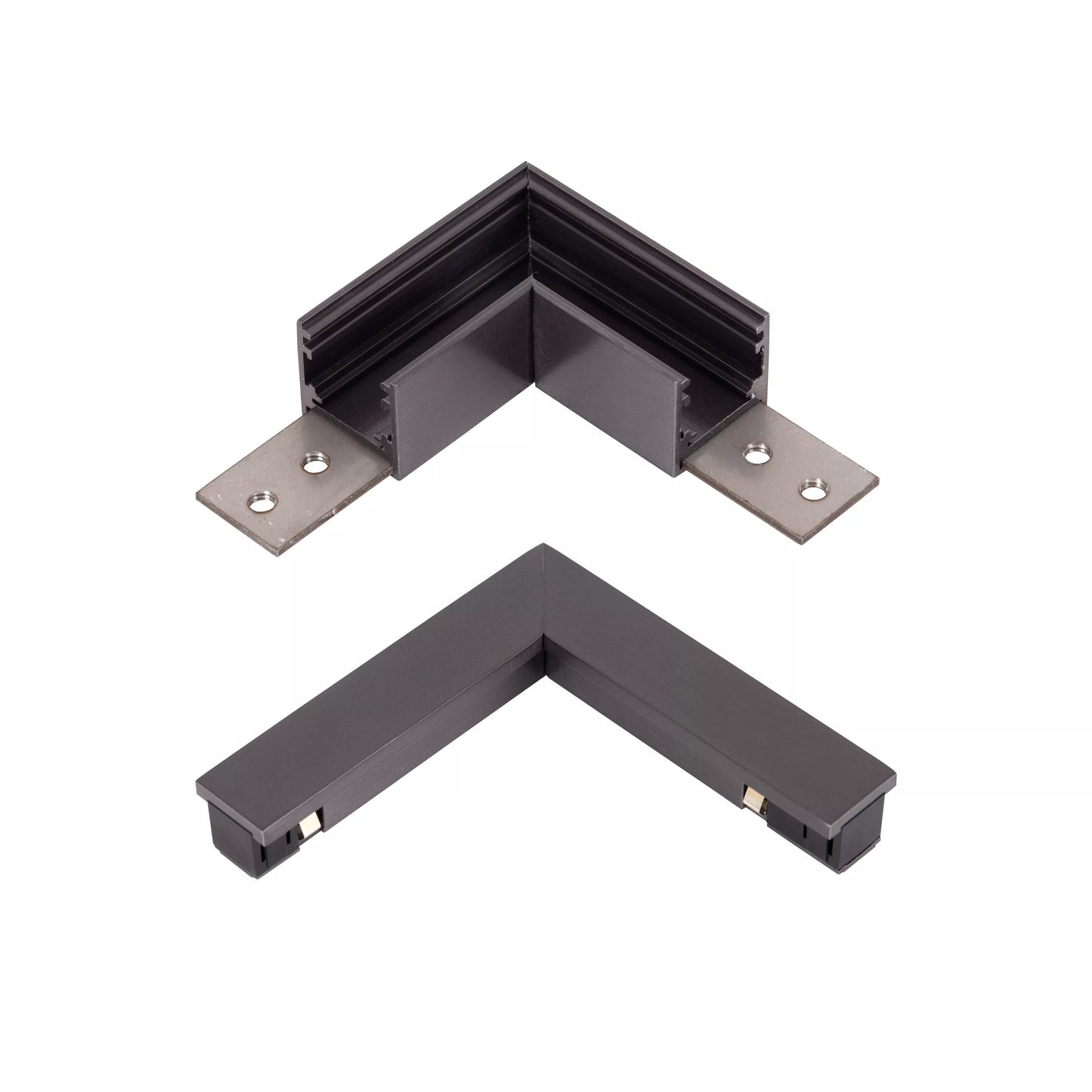 Lucide Premium LINIAL L - Connector & Corner Horizontal - 1-Circuit lighting system - Smart - 48V Track - Satin Gun Metal