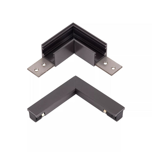 Lucide Premium LINIAL L - Connector & Corner Horizontal - 1-Circuit lighting system - Smart - 48V Track - Satin Gun Metal