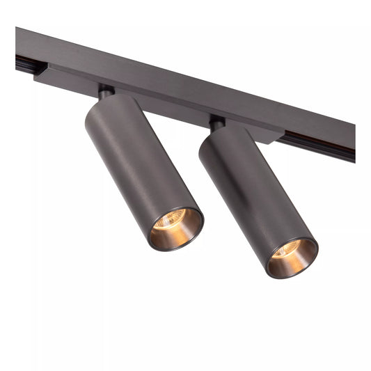 Lucide Premium LINIAL BIXX - 1-Circuit lighting system/ Smart Rail Lighting - Smart - 48V Track - 2xLED - Satin Gun Metal