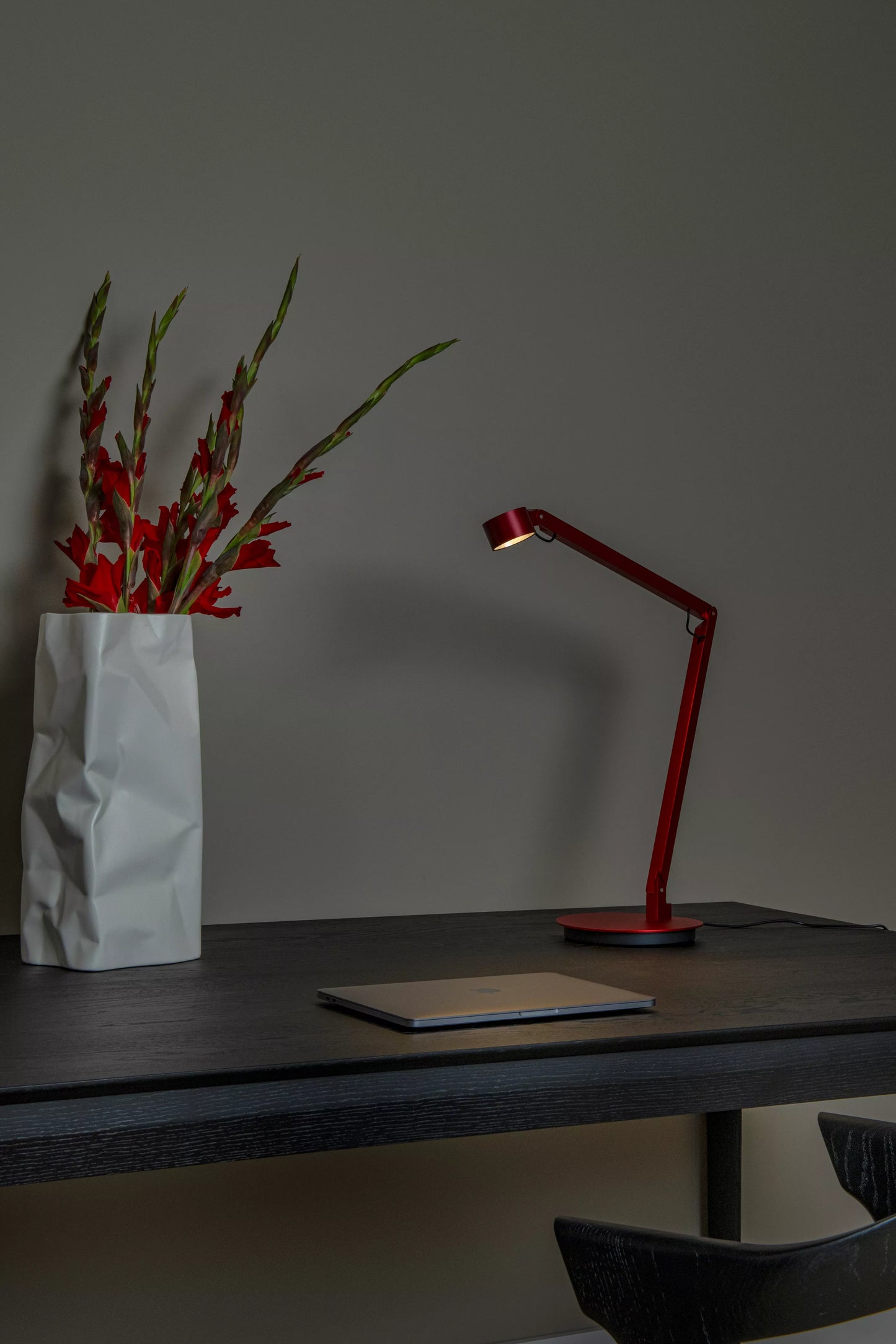Lucide OGDEN - Desk lamp- LED 3 StepDim - 1x7W 3000K - Red | Premium