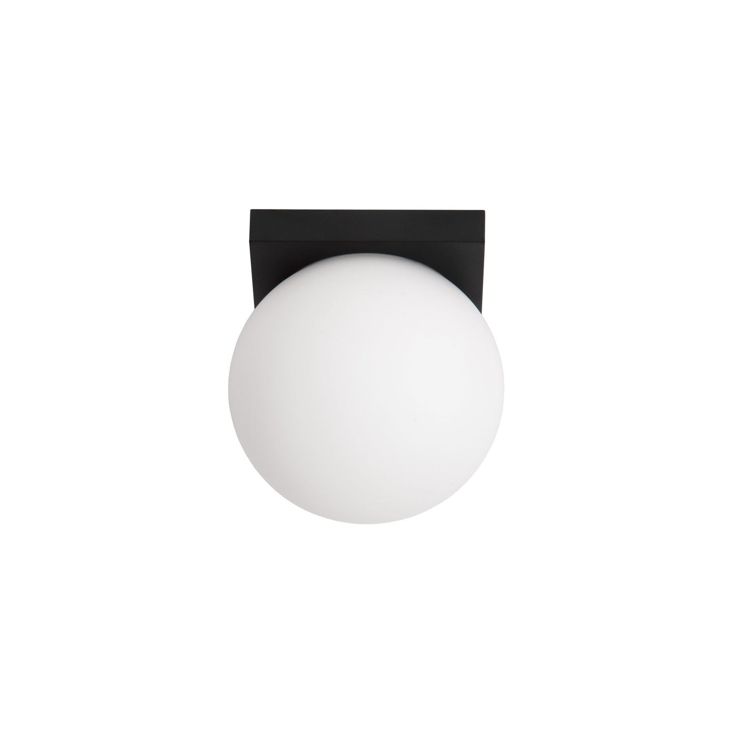 Lucide TASSA - Wall light Bathroom - Ø 13,5 cm - LED Dim. - 1x9,6W 1800K/3000K - Black