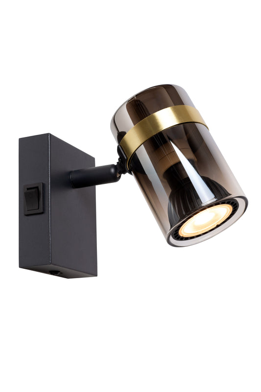 Lucide UPTON - Wall light - 1xGU10 - Smoke Grey