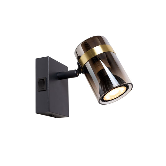 Lucide UPTON - Wall light - 1xGU10 - Smoke Grey