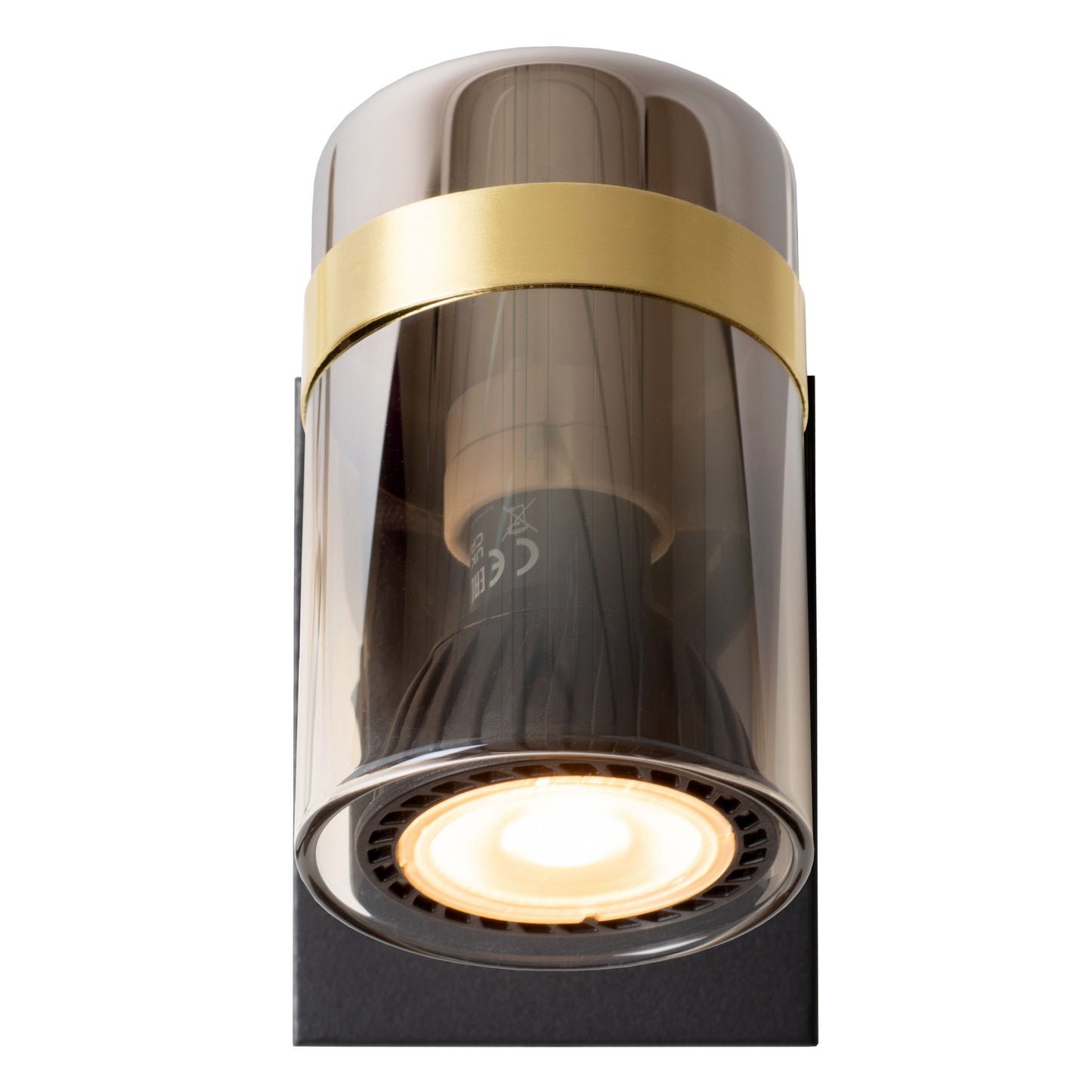 Lucide UPTON - Wall light - 1xGU10 - Smoke Grey