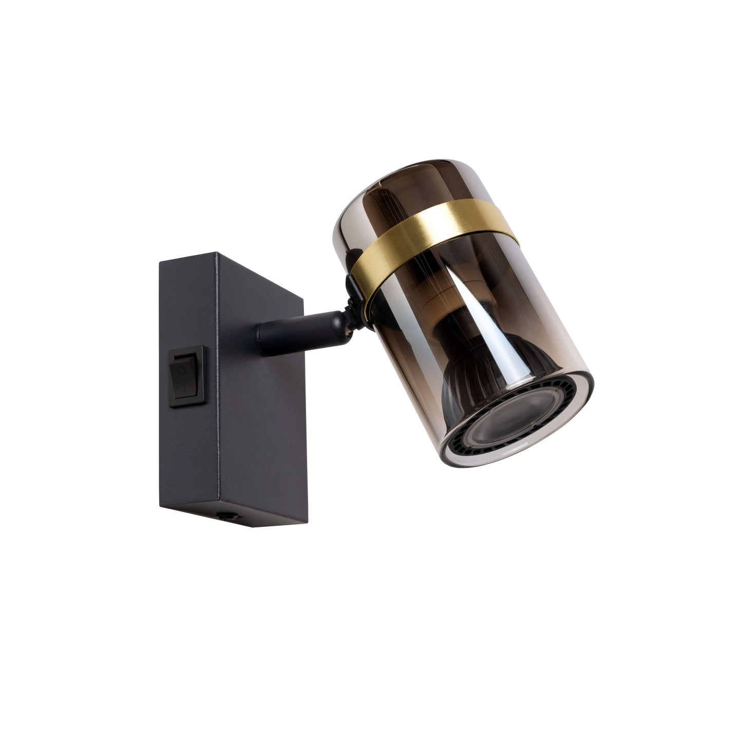 Lucide UPTON - Wall light - 1xGU10 - Smoke Grey