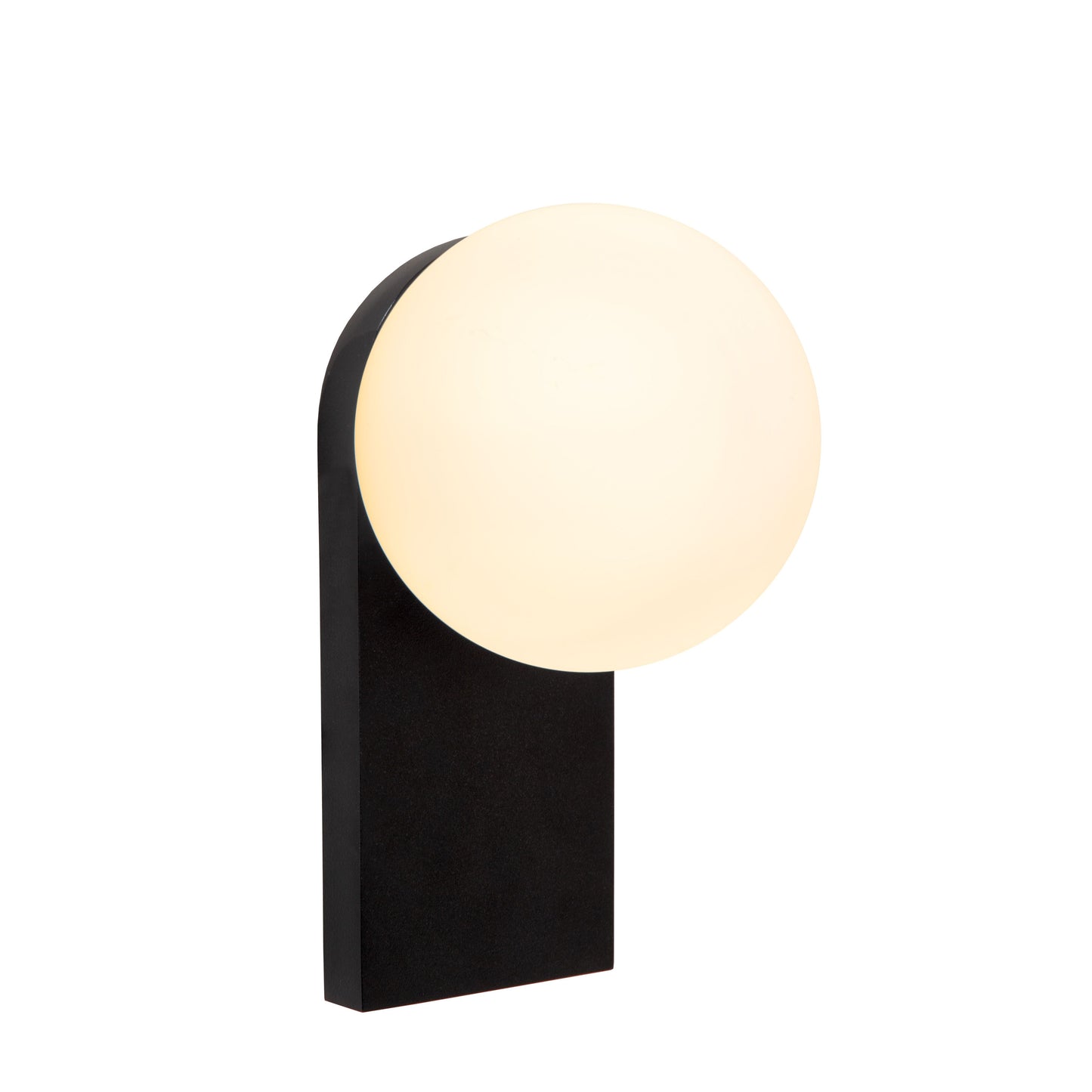 Lucide TASSA - Wall light Bathroom - LED Dim. - 1x7,6W 1800K/3000K - Black