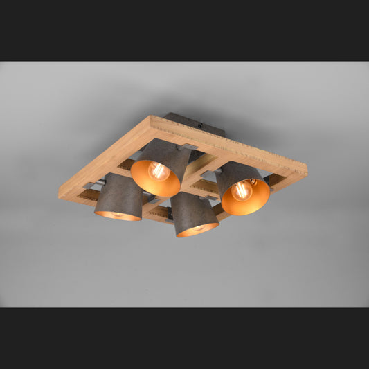 Bell  - Ceiling lamp - Nickel Antique - Trio