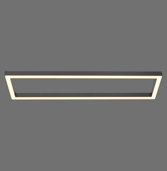 Pure Lines Square - Ceiling Light - Anthrazit - By Paul Neuhaus - (6023-13)